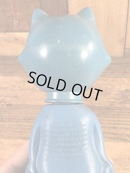 フィリックスの青色の60年代ビンテージシャンプーボトル