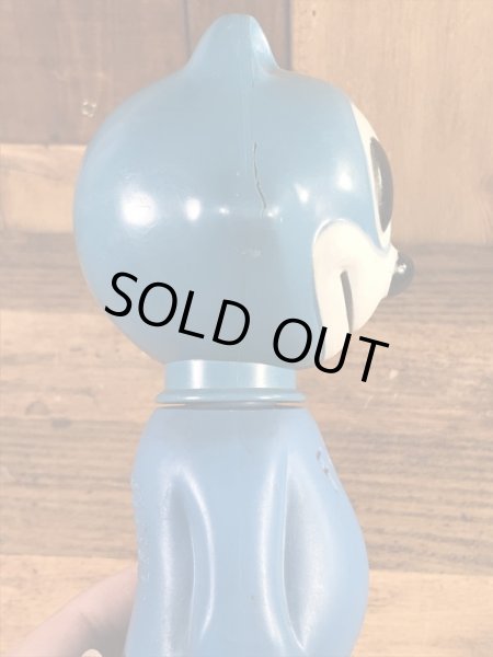 フィリックスの青色の60年代ビンテージシャンプーボトル