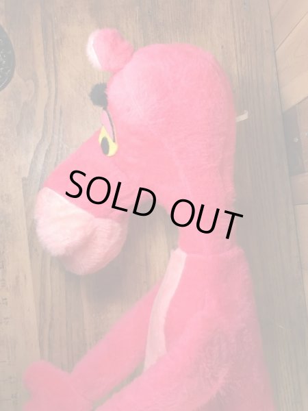 ピンクパンサーの大き目サイズの80年代ビンテージぬいぐるみ