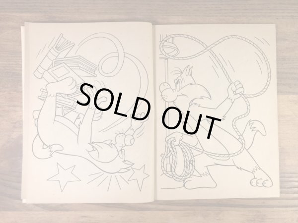 ルーニーテューンズのトゥイーティーとシルベスターの80’sヴィンテージカラーリングブック