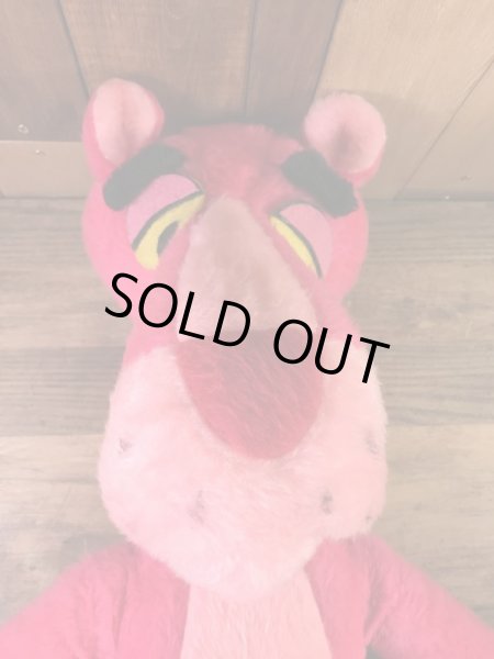 ピンクパンサーの大き目サイズの80年代ビンテージぬいぐるみ