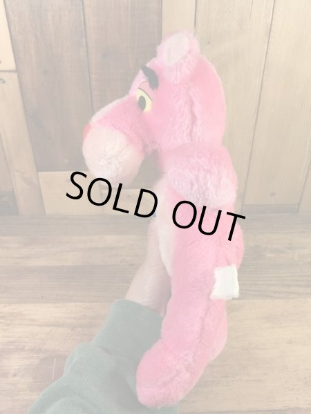 ピンクパンサーのスモールサイズの80年代ビンテージ縫いぐるみ