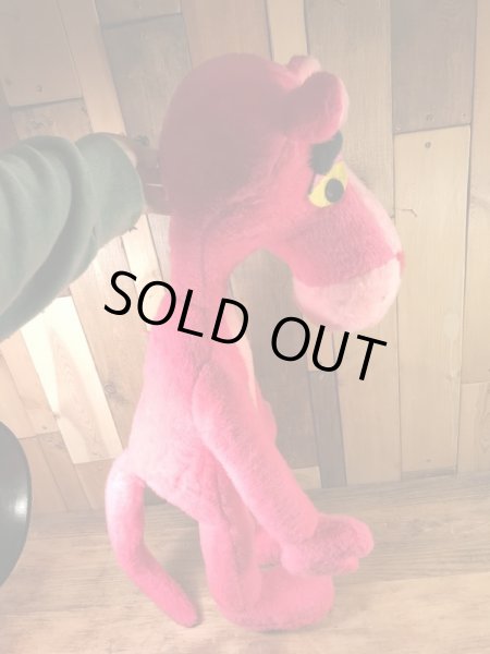 ピンクパンサーの大き目サイズの80年代ビンテージぬいぐるみ