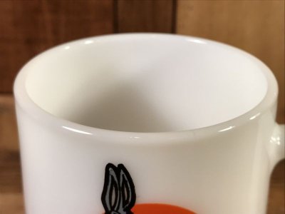 画像1: Federal Warner Bros Looney Tunes “Bugs Bunny” Footed Mug　バッグスバニー　ビンテージ　フッテッドマグ　ルーニーテューンズ　70年代