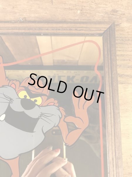 ルーニーテューンズのタスマニアンデビルの80’sヴィンテージ壁掛けミラー