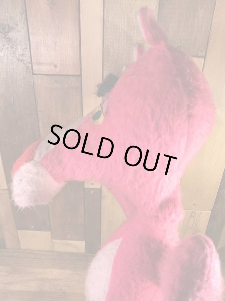 ピンクパンサーの大き目サイズの70年代ビンテージ縫いぐるみ