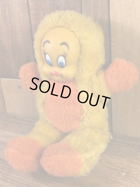 ルーニーテューンズのトゥイーティーバードの70’sヴィンテージプラッシュドール