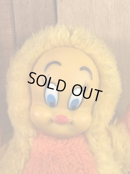 ルーニーテューンズのトゥイーティーの70年代ビンテージ縫いぐるみ