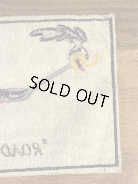 ルーニーテューンズのロードランナーの60〜70年代ビンテージ刺繡ワッペン