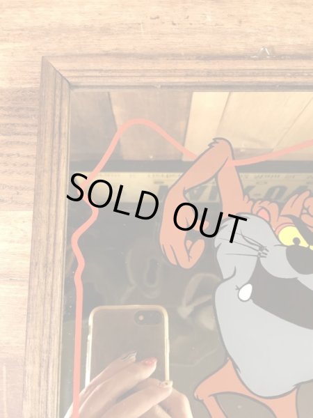 ルーニーテューンズのタスマニアンデビルの80年代ビンテージパブミラー