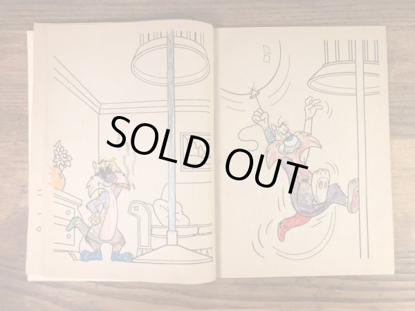 ルーニーテューンズのトゥイーティーとシルベスターの80’sヴィンテージカラーリングブック