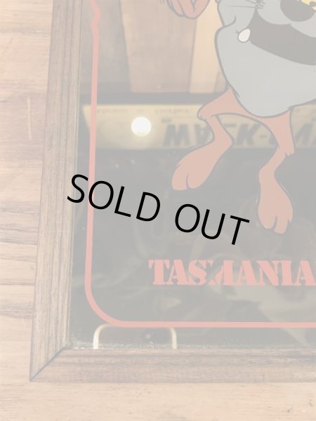 ルーニーテューンズのタスマニアンデビルの80年代ビンテージパブミラー