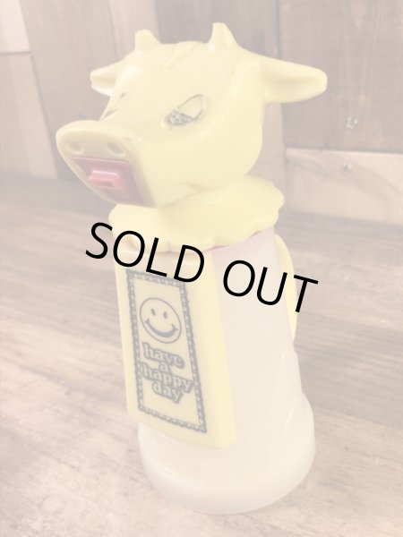 スマイルフェイスとHave A Happy Dayが描かれた60〜70’sヴィンテージモーカウクリーマー