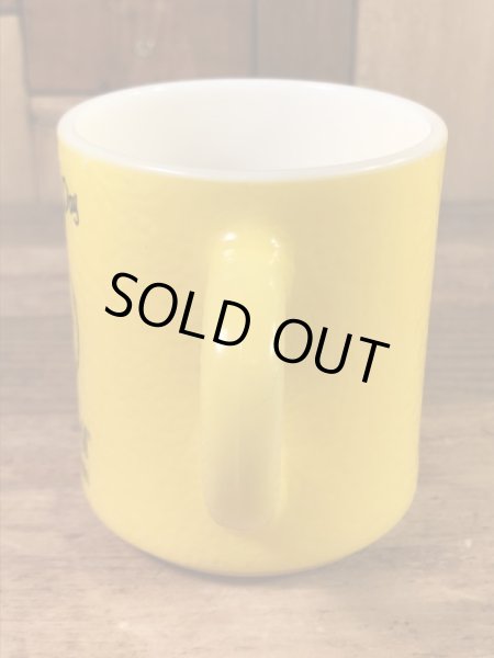 スマイルフェイスとHave A Happy Dayが描かれた70’sヴィンテージヘーゼルアトラスマグ