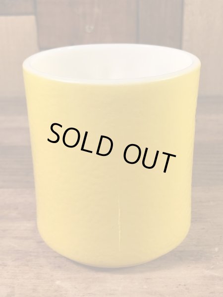 スマイルフェイスとHave A Happy Dayが描かれた70’sヴィンテージヘーゼルアトラスマグ