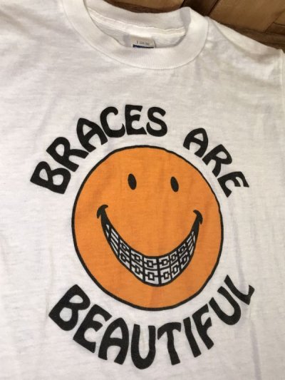 画像2: Smile “Braces Are Beautiful” T-Shirt　スマイル　ビンテージ　Tシャツ　スマイルフェイス　70年代