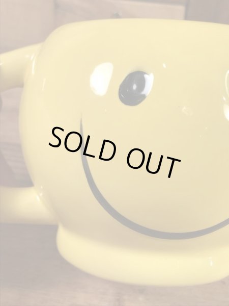 スマイルの陶器製の90年代〜ビンテージマグカップ