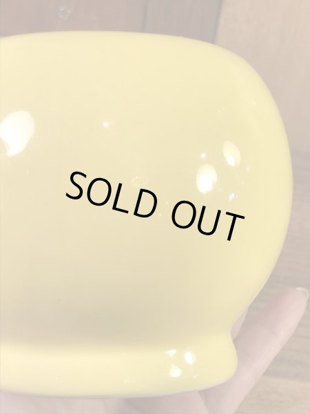 スマイルフェイスのセラミック製の90’s〜ヴィンテージマグ