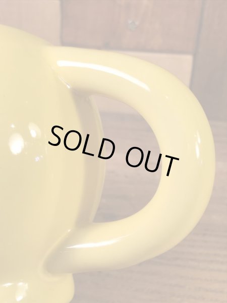 スマイルフェイスのセラミック製の90’s〜ヴィンテージマグ