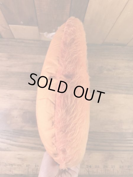 スマイルフェイスの布製の70’sヴィンテージクッション