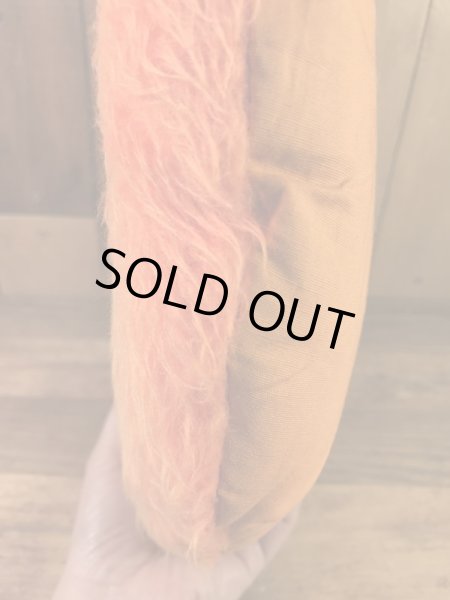 スマイルの布製の70年代ビンテージクッション