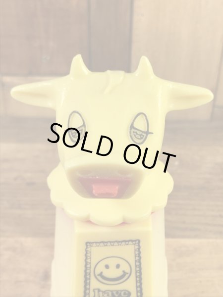 スマイルフェイスとHave A Happy Dayが描かれた60〜70’sヴィンテージモーカウクリーマー