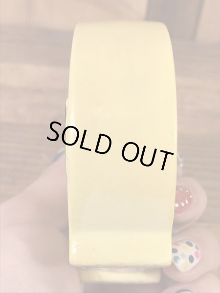 スマイルフェイスのセラミック製の60’sヴィンテージソルト＆ペッパー