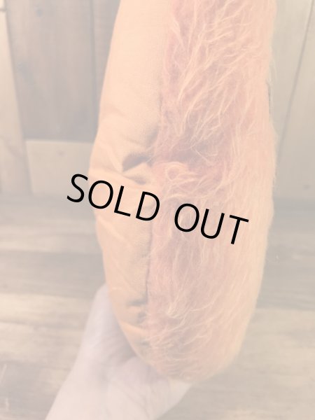 スマイルの布製の70年代ビンテージクッション