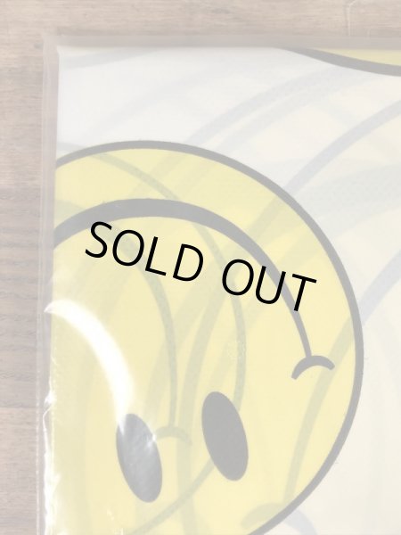 スマイルのビニール製の80年代〜ビンテージテーブルクロス