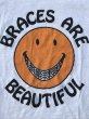スマイルの“Braces Are Beautiful”が描かれた70年代ビンテージTシャツ