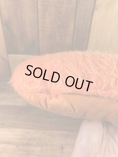 スマイルフェイスの布製の70’sヴィンテージクッション