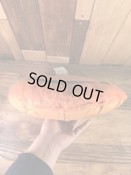 スマイルフェイスの布製の70’sヴィンテージクッション