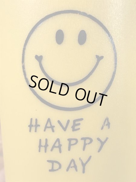 “Have A Happy Day”のスマイルの70年代ビンテージプラスチックカップ