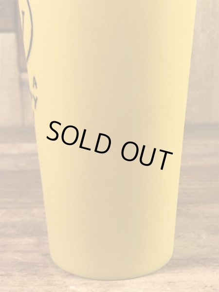 “Have A Happy Day”のスマイルフェイスの70’sヴィンテージプラスチックコップ