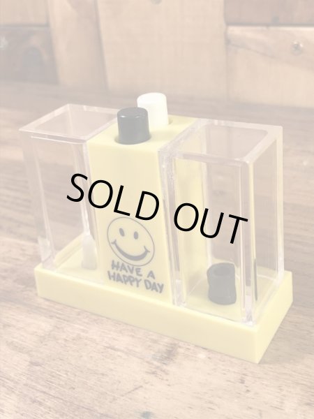 スマイルフェイスの“Have A Happy Day”の70’sヴィンテージソルト＆ペッパー