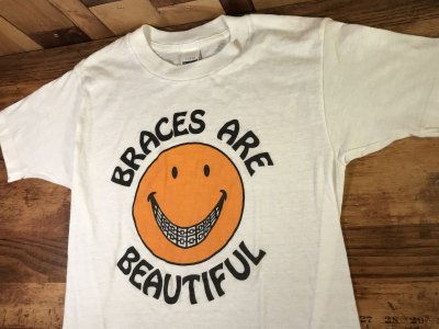 画像3: Smile “Braces Are Beautiful” T-Shirt　スマイル　ビンテージ　Tシャツ　スマイルフェイス　70年代