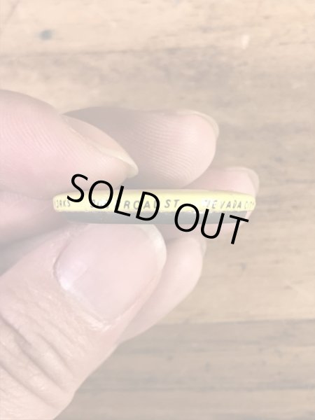 Button Worksのスマイルフェイスの70’sヴィンテージ缶バッチ