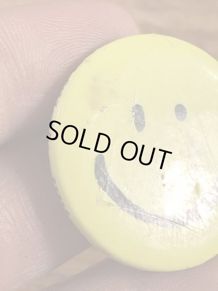 Button Worksのスマイルの70年代ビンテージ缶バッジ