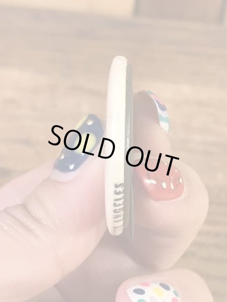 “Glass Head Los Angeles”のスマイルフェイスの70’sヴィンテージ缶バッチ