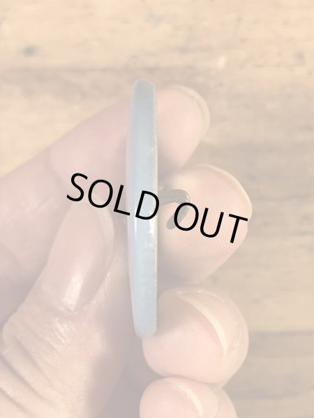 ユニオンラベルの刻印が付いたスマイルの70年代ビンテージ缶バッジ