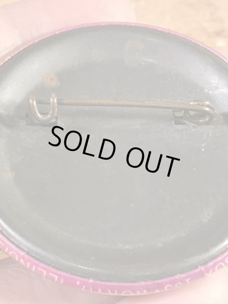 Say It With Buttons社製のスマイルフェイスの70〜80’sヴィンテージ缶バッチ