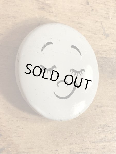 Creative Houseのスマイルの70年代ビンテージ缶バッジ