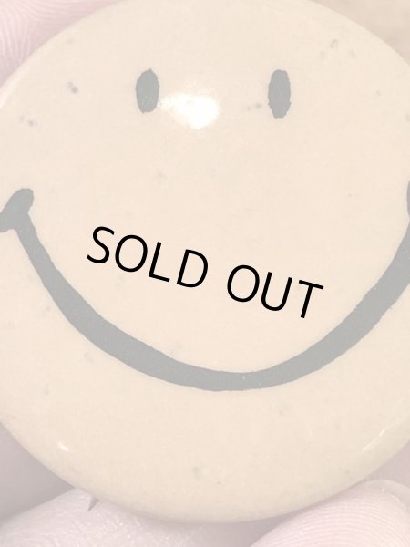 “Denhams”のスマイルの70年代ビンテージ缶バッジ