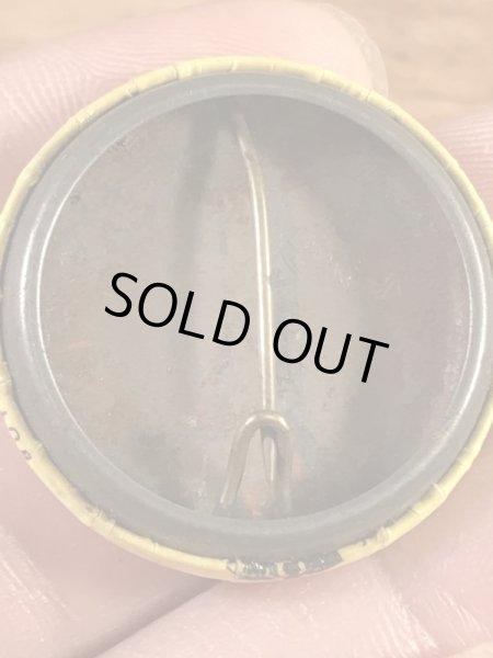 Button Worksのスマイルフェイスの70’sヴィンテージ缶バッチ