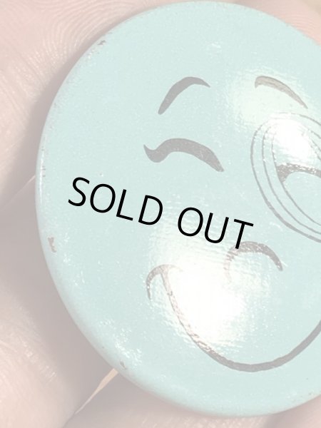 Creative Houseのスマイルの70年代ビンテージ缶バッジ