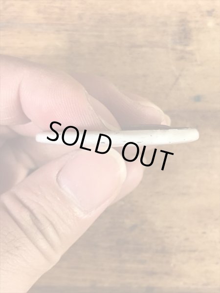 “Creative House”のスマイルフェイスの70’sヴィンテージ缶バッチ