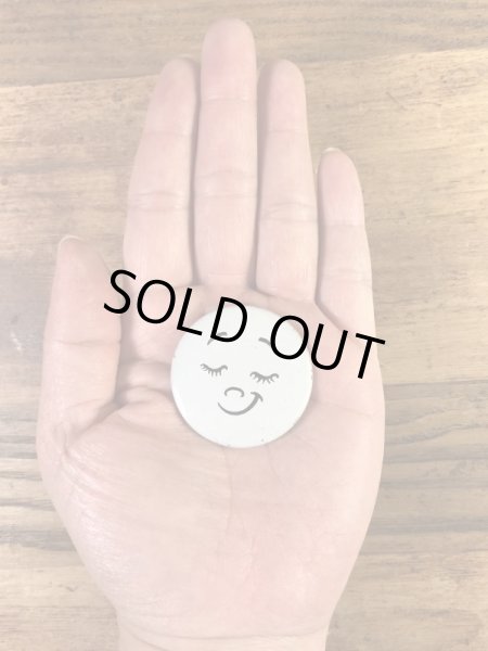 Creative Houseのスマイルの70年代ビンテージ缶バッジ