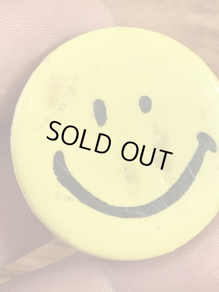 Button Worksのスマイルの70年代ビンテージ缶バッジ