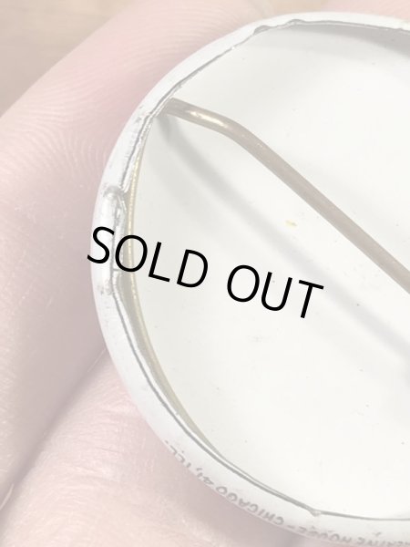 “Creative House”のスマイルフェイスの70’sヴィンテージ缶バッチ