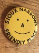 “Sioux Narrows Friendly Peace”のスマイルの80年代〜ビンテージ缶バッジ